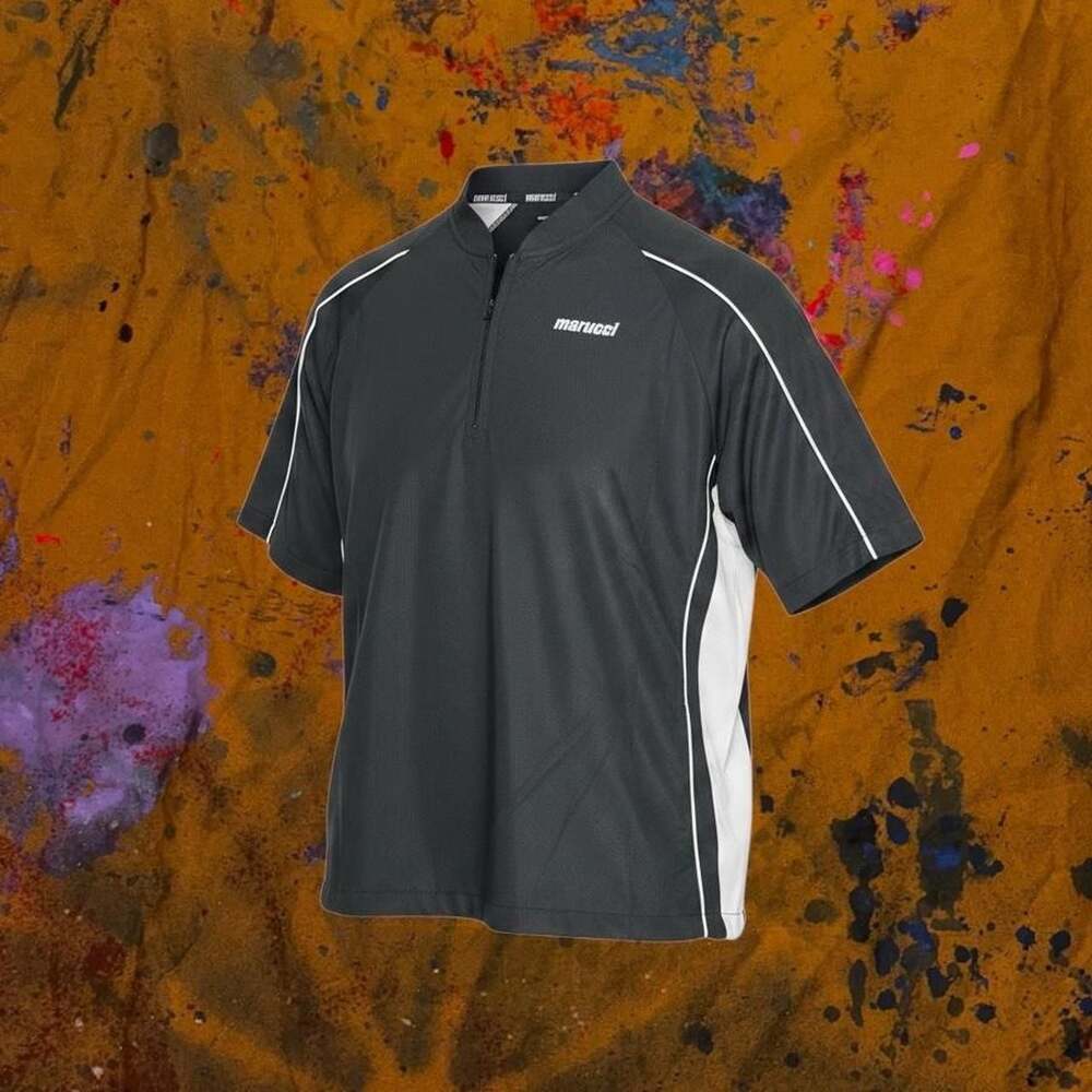 Marucci Athletic Short Sleeve Quarter-Zip Windbreaker Jacket